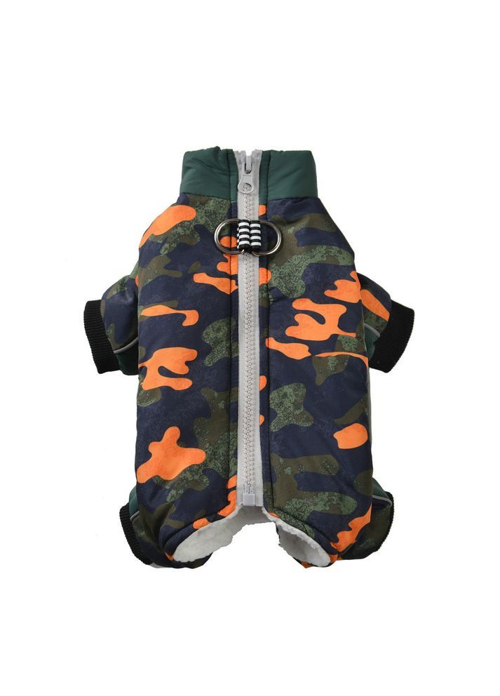 Теплий комбінезон для собак "Камуфляж", розмір L 30*38 см No Brand (368711113)