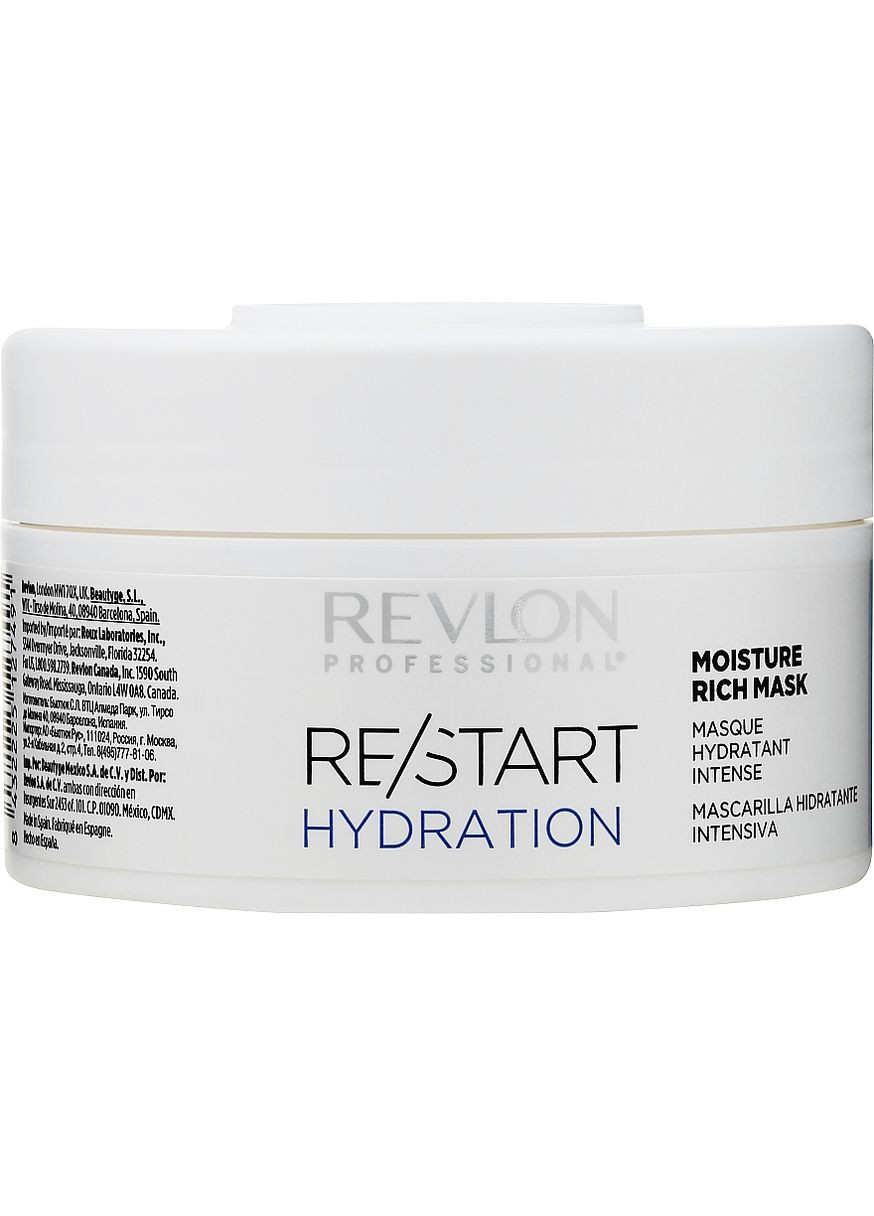 Маска для зволоження волосся Restart Hydration Moisture Rich Mask 500ml (845482-68956) Revlon Professional (368664328)