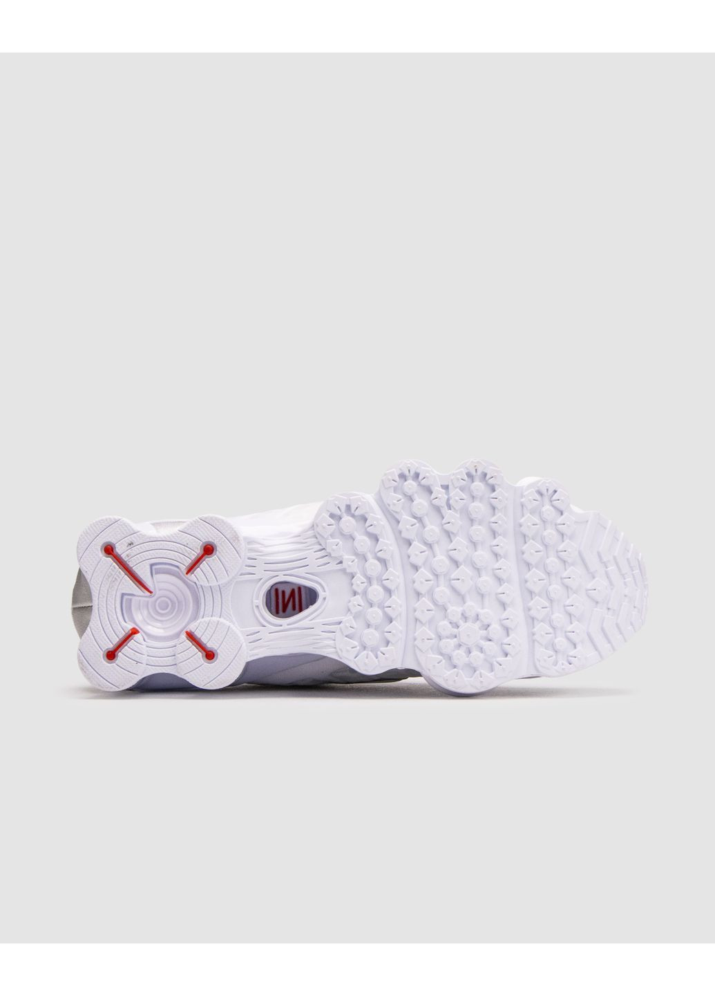 Белые демисезонные кроссовки мужские nike shox tl white / silver найк шокс тл No Brand