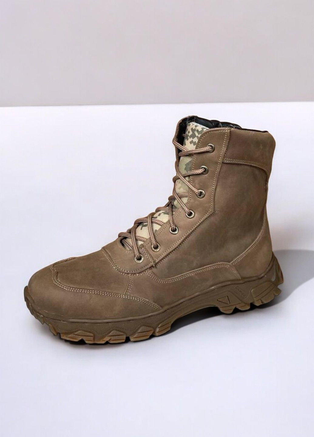 Демисезонные Мужские Тактические Берцы. 36-50р Койот. Натуральная гидрофобная кожа! MBDM-1006 No Brand (301137825)