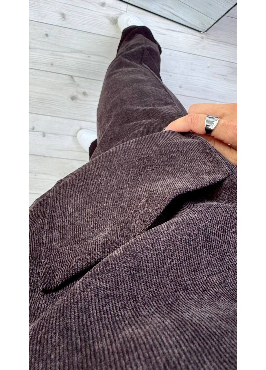 Жіночий костюм з мікровельвету з курткою на замку Україна (356683226)