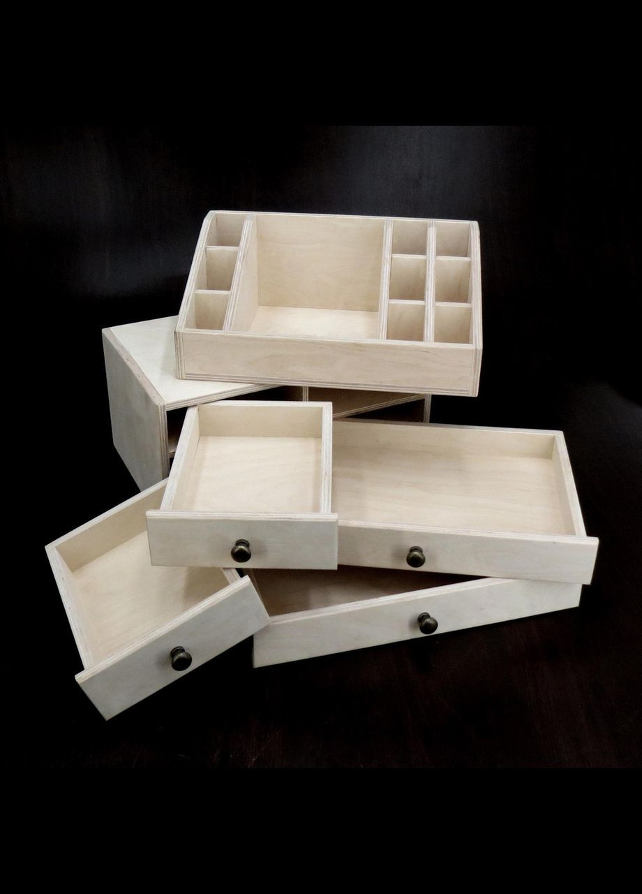 Настольный органайзер из дерева Ашвуд бланже (КНЦ-007001) No Brand (328230275)