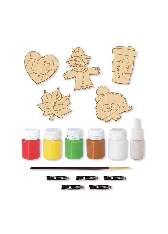 Набор заготовок для создания значков "Осенний вайб" FDCKW-061 Bambi (363175301)