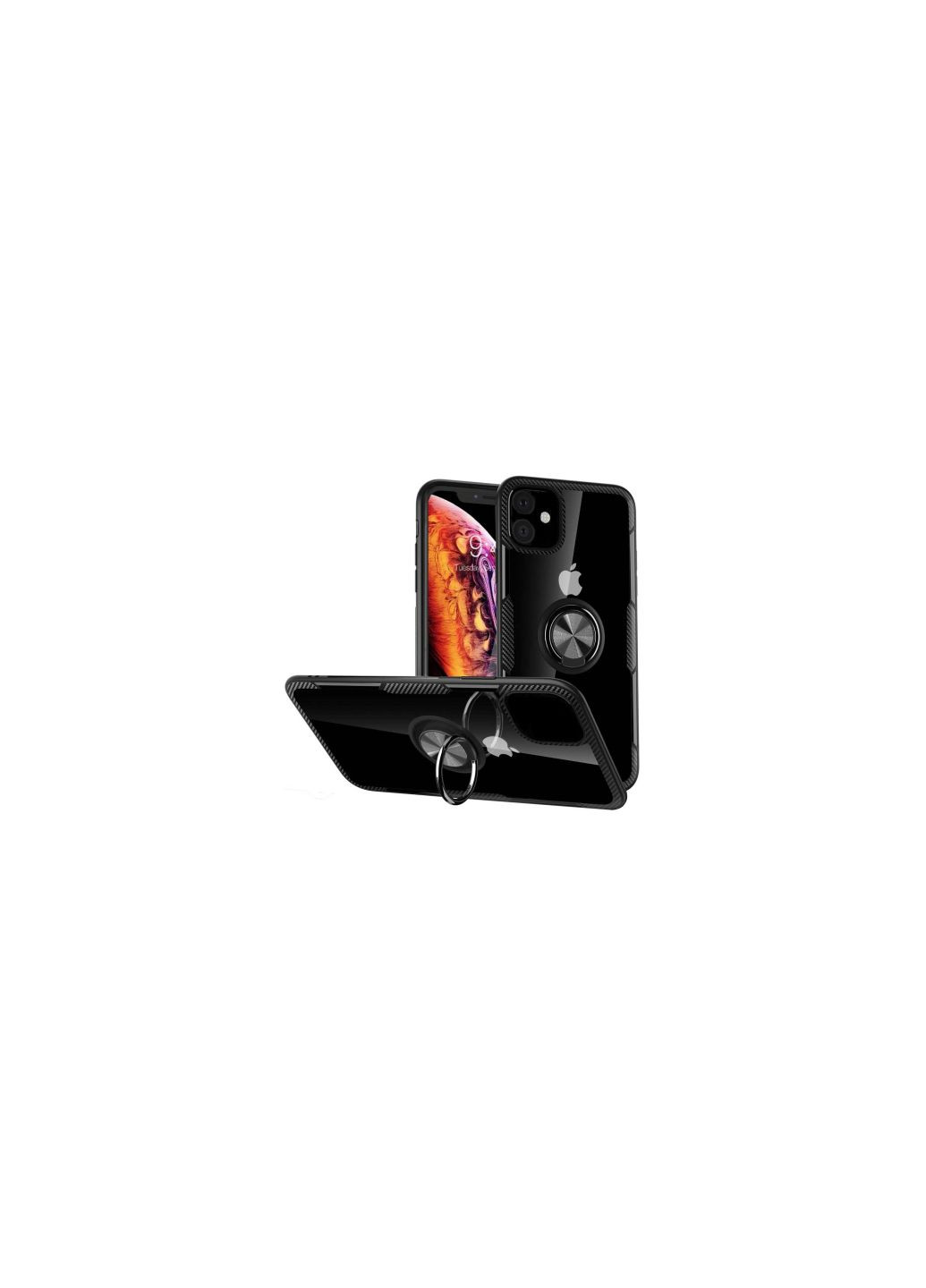 Чехол для мобильного телефона ck (707017) Drobak magnetic ring case with airbag apple iphone 12 bla (275102638)