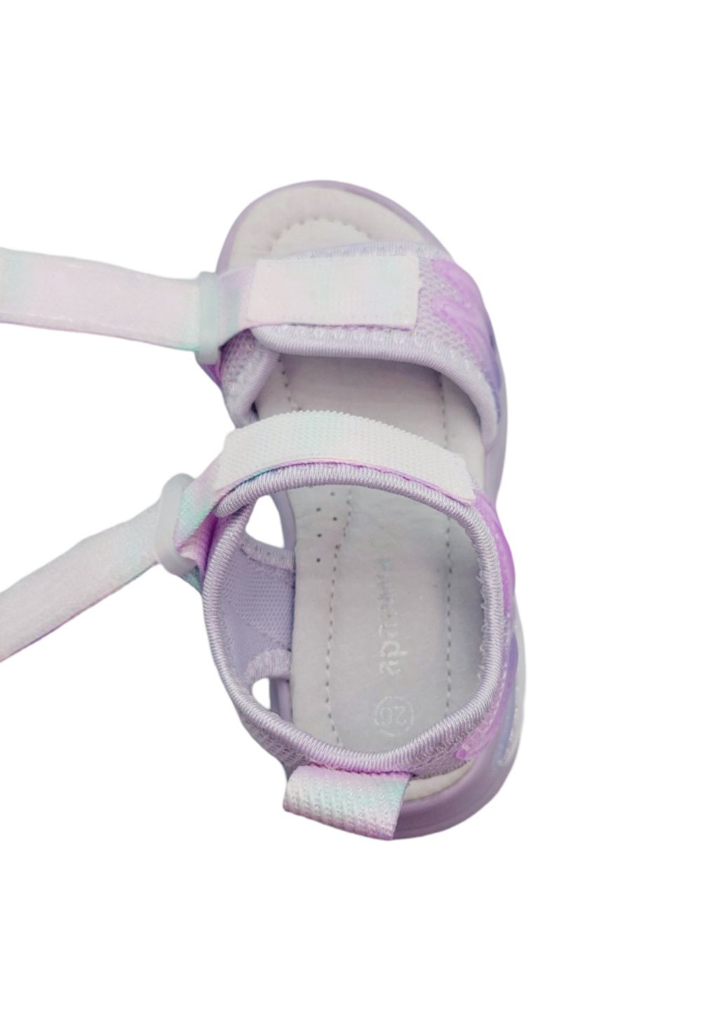 Фиолетовые повседневные сандалии Apawwa на липучке