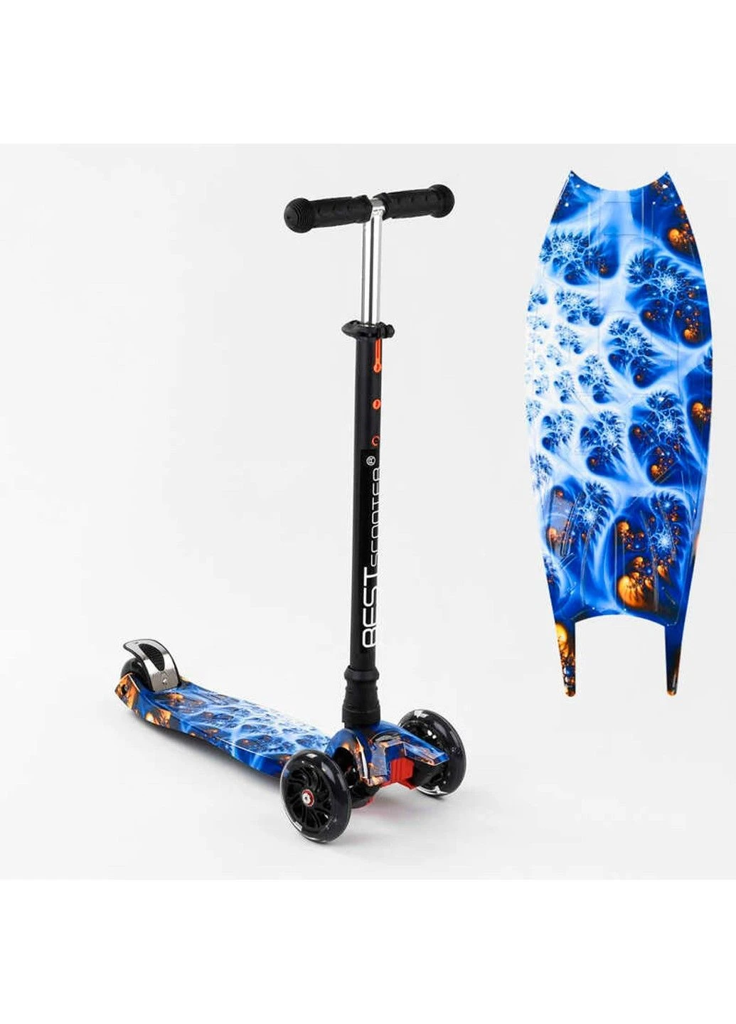 Самокат трехколесный MAXI А 25770 /779-1505 Best Scooter (365876786)