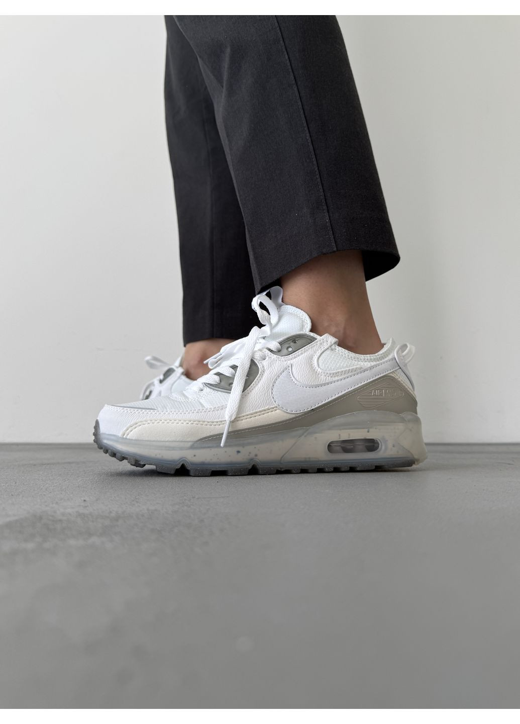 Білі Осінні кросівки чоловічі nike air max terrascape 90 white найк аір макс тн плюс No Brand