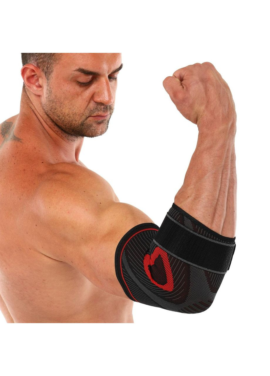 Налокотник эластичный (1шт) ST-7207 (полиэстер, спандекс, латекс, р-р One-size) (ST-7207) SIBOTE (361433556)