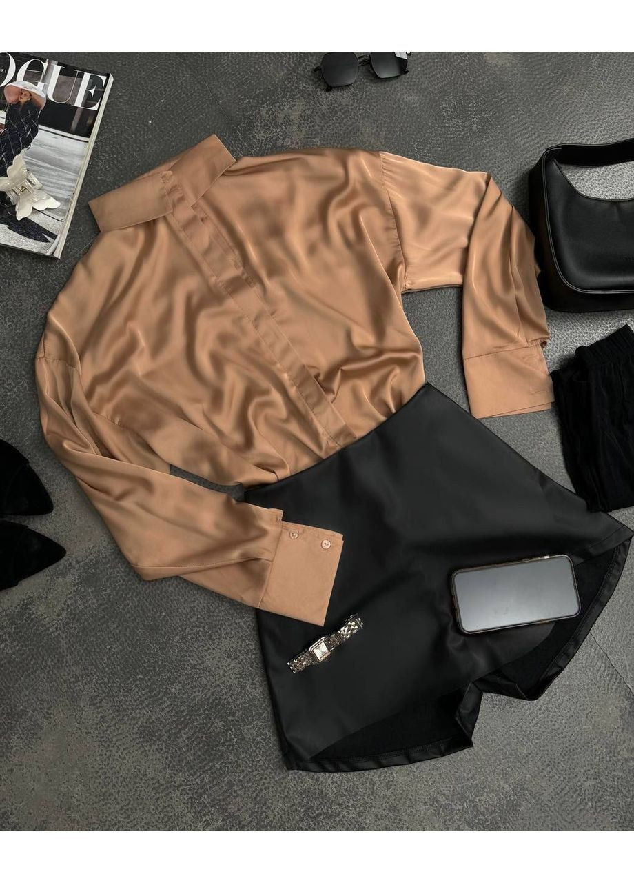 Жіночій костюм спідниця-шорти + сорочка No Brand (370897040)