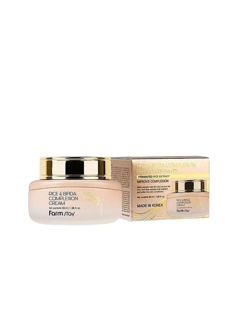 Крем для лица Rice & Bifida Complexion Cream с рисом и пробиотиком 55 мл FarmStay (367991142)