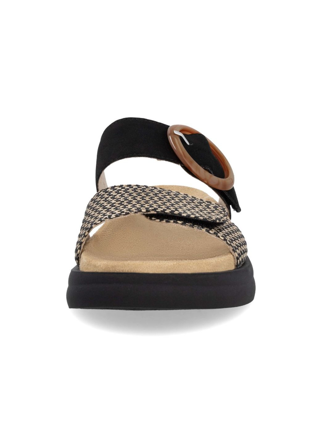 Черные шлепанцы женские d2n51-03 Remonte