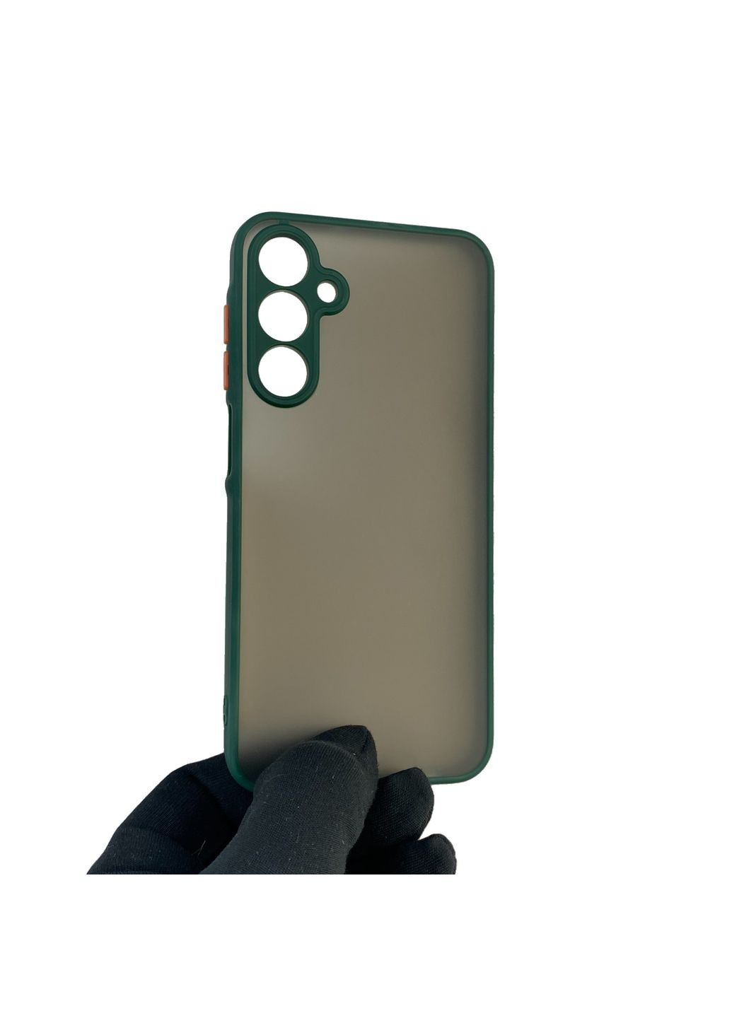 Чехол для телефона Galaxy A25 5G (SM-A256B) с высокими бортами на самсунг а25 темно-зеленый Samsung (366387106)