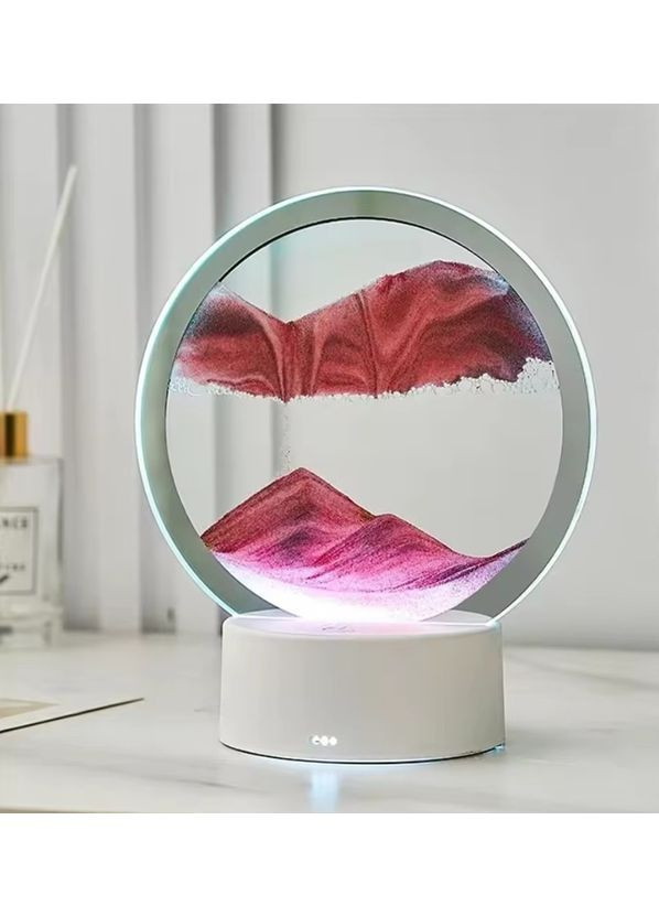 Пісочний 3D Нічник LED Sandscape, настільна лампа з рухомим піском RGB No Brand (371809883)