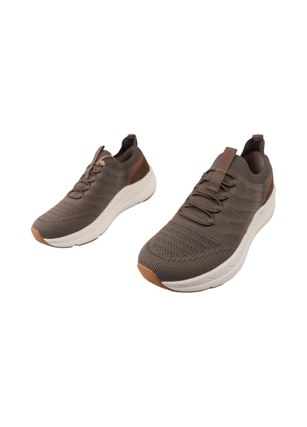 Оливковые (хаки) кроссовки мужские хаки текстиль Restime 316-25LK