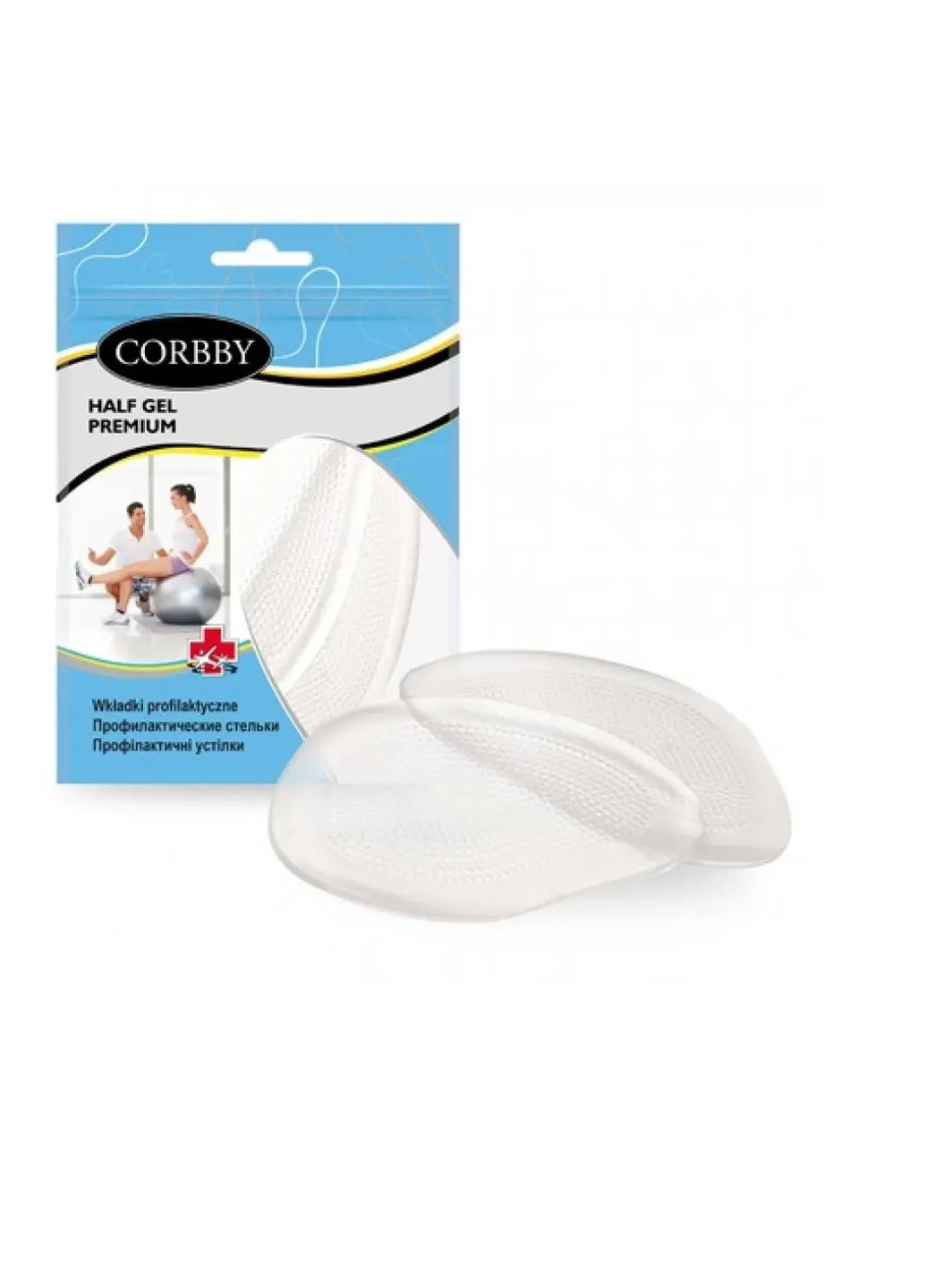 Гелевые полустельки Corbby half gel premium (283250501)