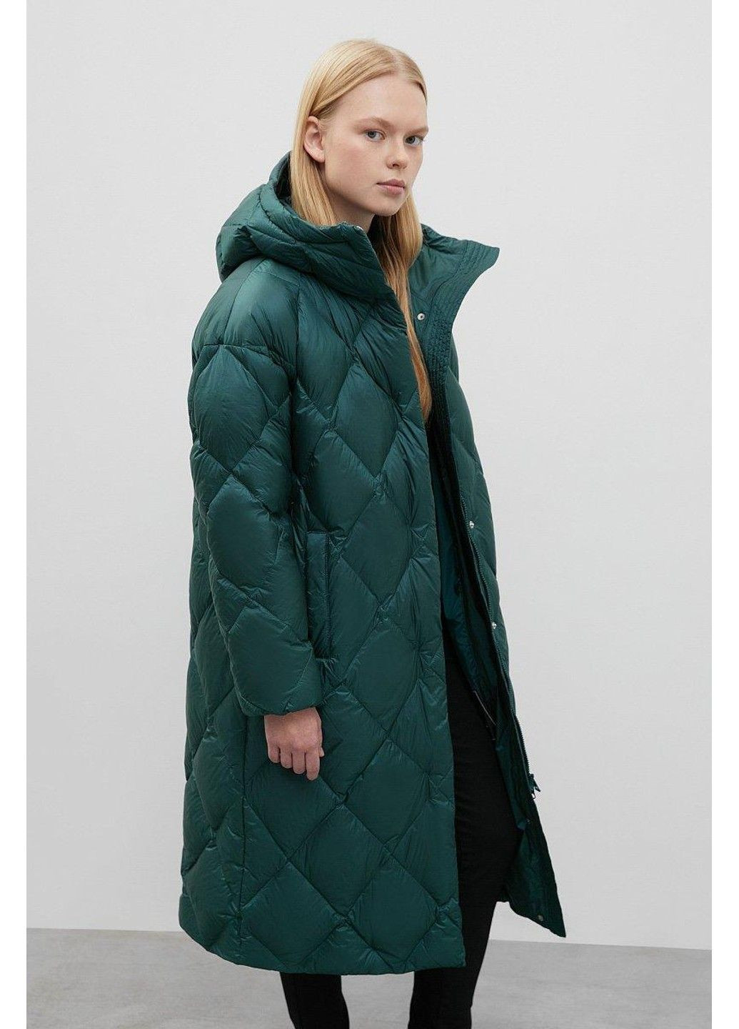 Зелений зимній Пуховик Finn Flare