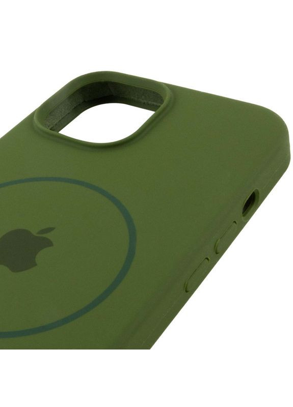 Чохол на iPhone 15 Plus / для айфон 15+ плюс з функцією магсейф MagSafe / Black Epik (356098496)