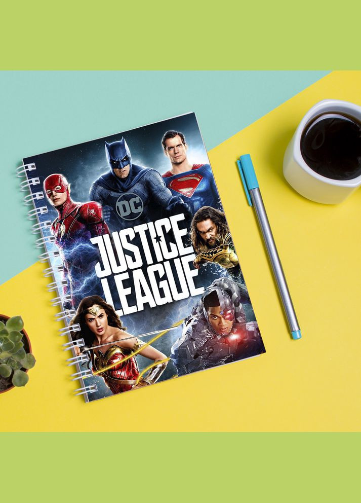 Скетчбук Sketchbook (блокнот) для малювання з принтом Ліга справедливості - Justice League Кавун блокнот для малювання (316132751)