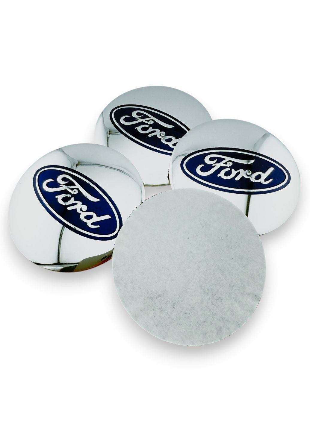 Наклейка с логотипом Ford Форд 60 мм алюминиевые 4 штуки. No Brand (364957873)