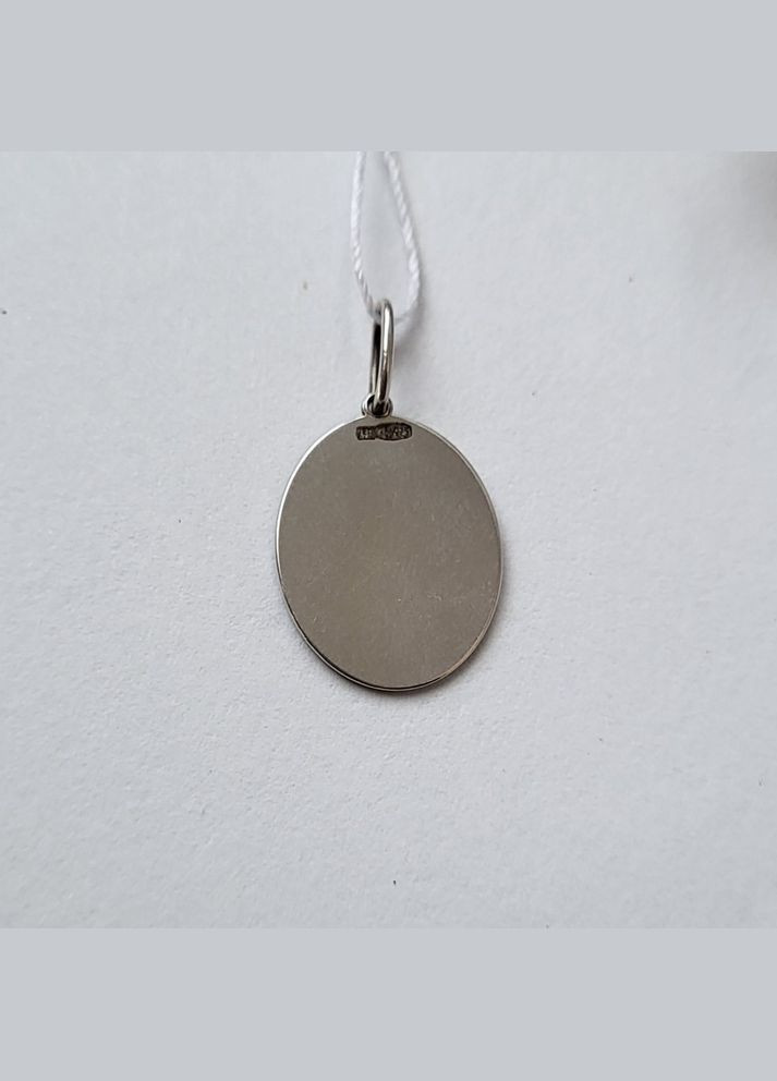 Серебряная икона ладанка подвес Покрова Богородица серебро 925 пробы с чернением 1037 1.32г No Brand (306743143)