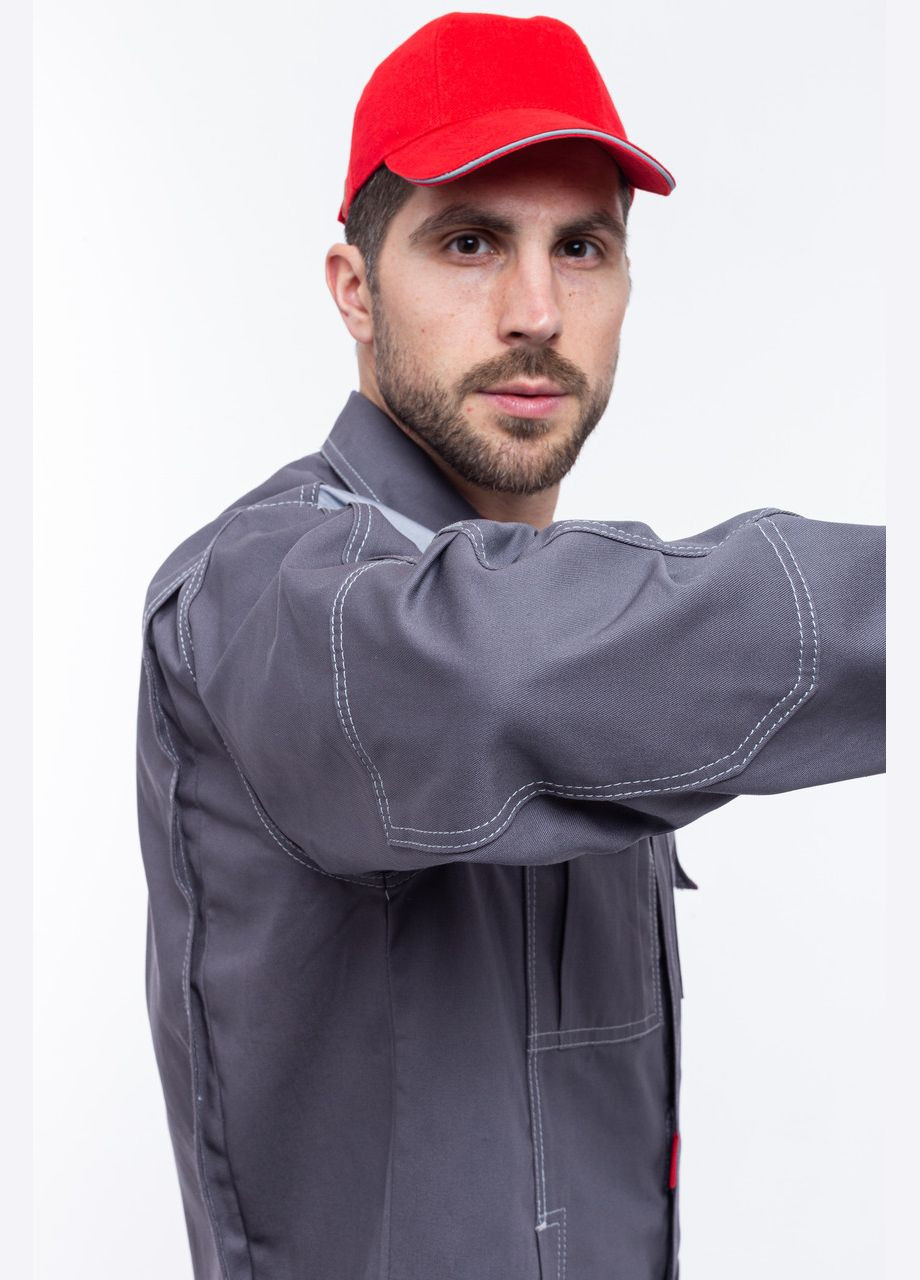 Сірий костюм робочий євро (куртка+напівкомбінезон) сірий/т.сірий, зріст 170/176 ProsPerous