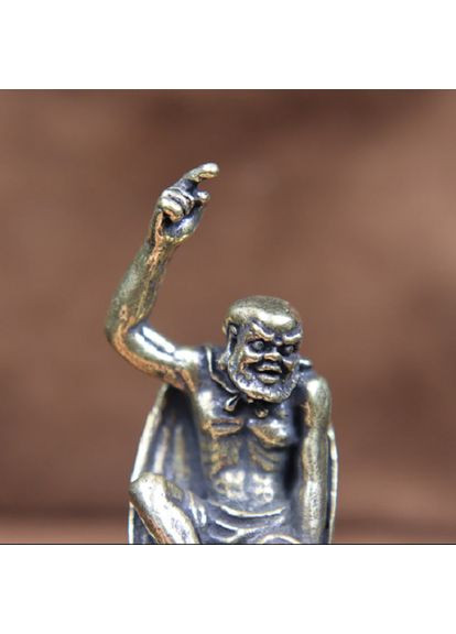 Урожай бронзова настільна статуя вісімнадцяти Архатів верхи на тигрі прикраси фен-шуй No Brand (292260423)