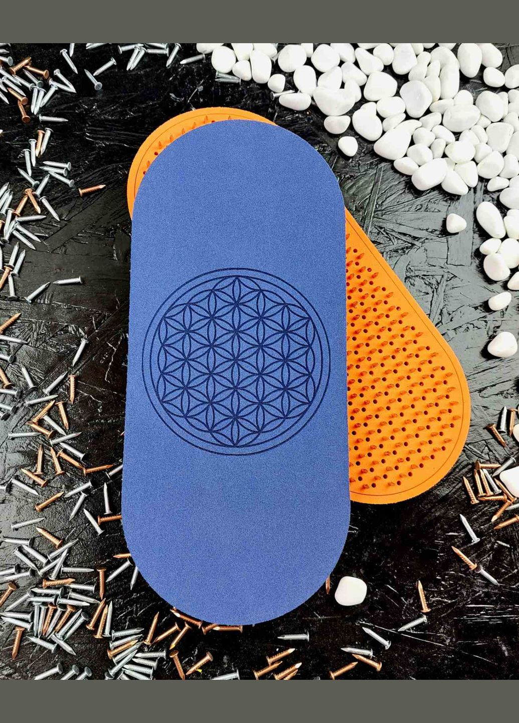 Легкі дошки садху з гравіюванням квітка життя з комфортного матеріалу No Brand анатомічні (342328887)
