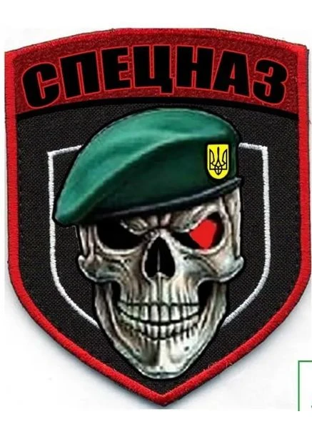 Шеврон патч "Спецназ череп Доброволец" (morale patch) Сделаем любой шеврон! No Brand (291844620)