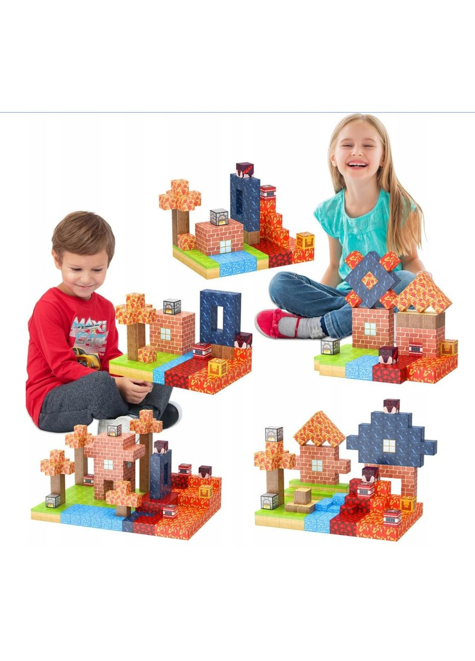 Магнітний конструктор Minecraft Maple Forest Adventure Майнкрафт Пригоди в кленовому лісі 300 деталей No Brand (358936253)