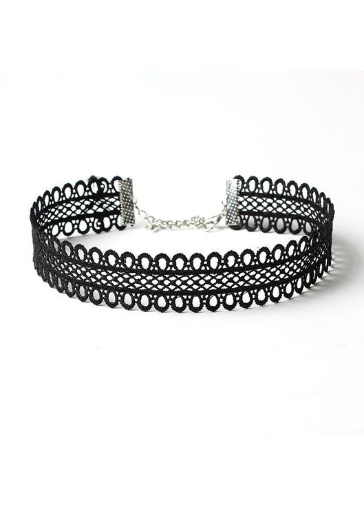 Красивый кружевной чокер на шею, для девушек «Black mood» (черный) China (367623310)