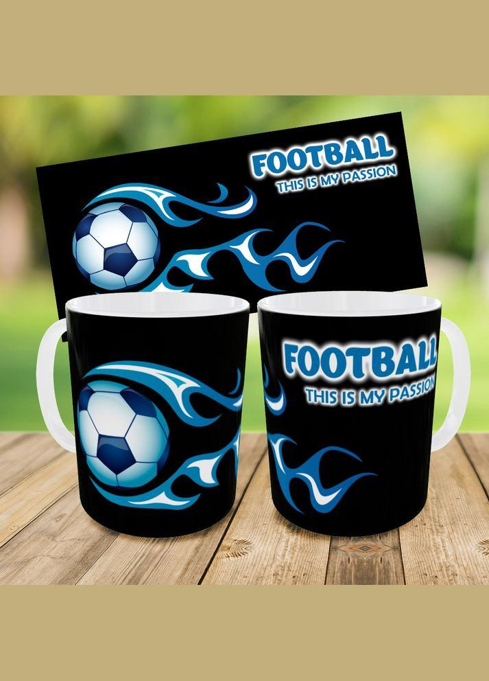 Набор: детская сумка-бананка+кружка Футбол 32х15см, бананка для мальчика футболиста через плечо в подарок (0362) No Brand (319760429)