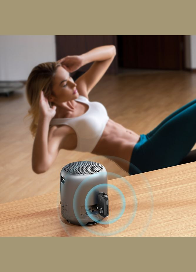 Bluetooth 5.3 приемник CM596 с 3.5 mm AUX выходом и микрофоном для магнитолы, колонок (90748) Ugreen (300523719)