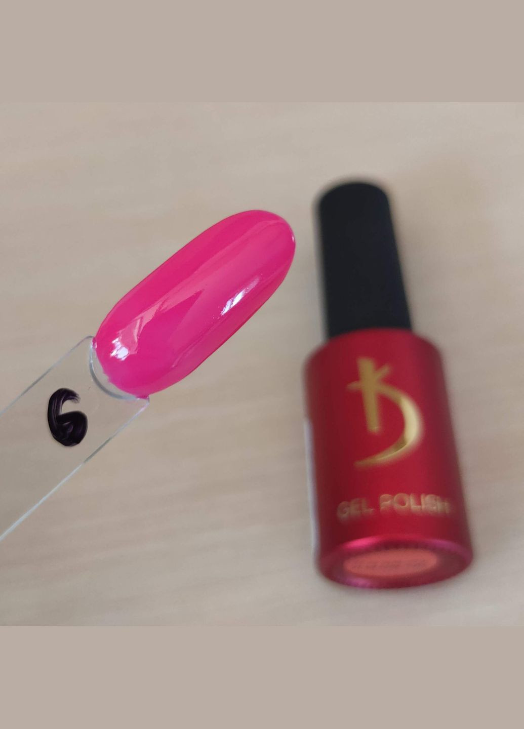 Рожевий гель лак для нігтів Kodi Jungle №6 Kodi Professional 7 мл (316259240)