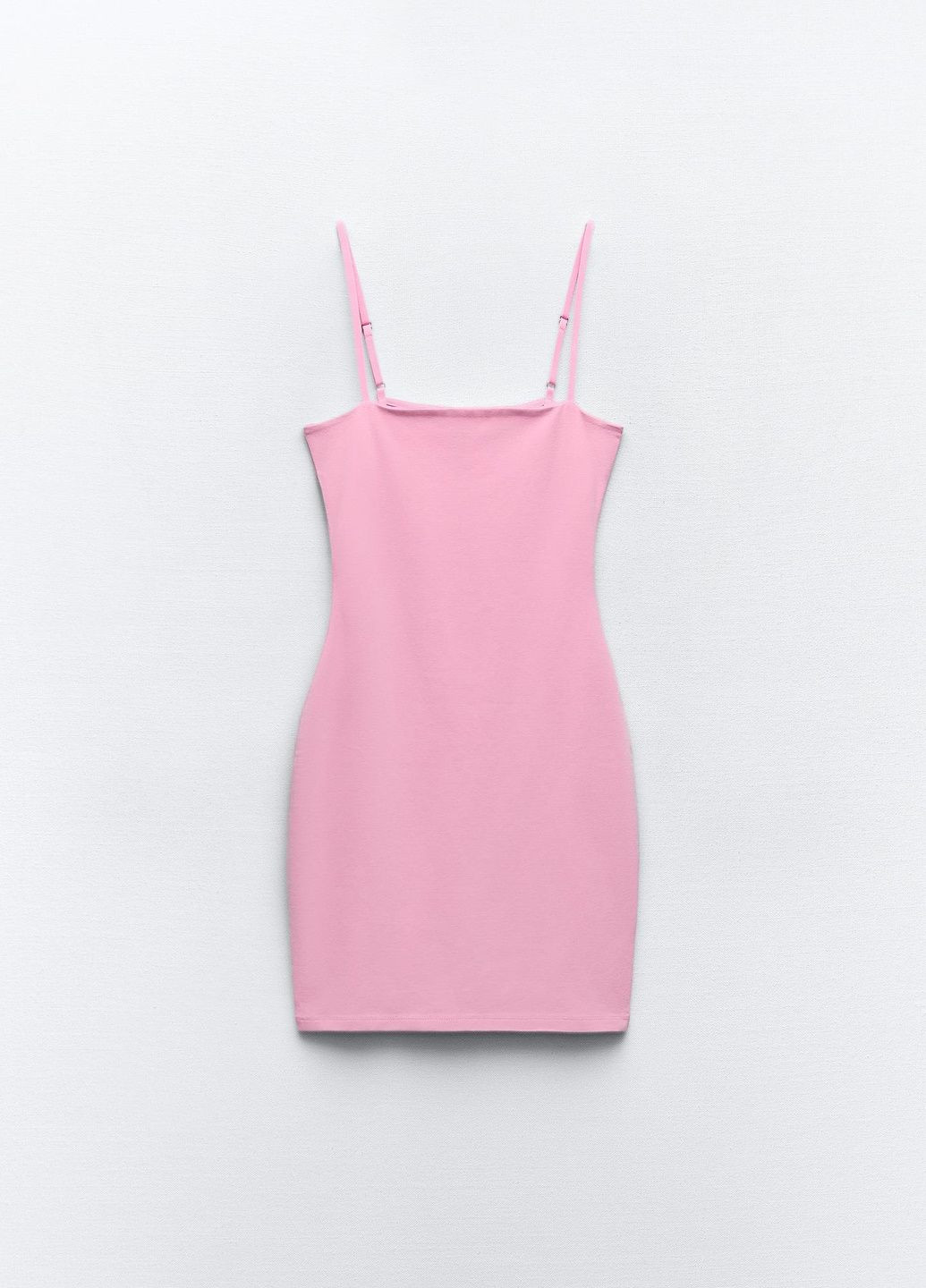 Рожева повсякденний сукня Zara однотонна