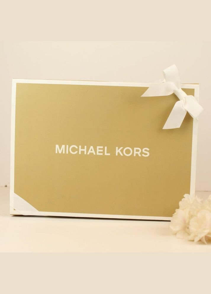 Сумка крос-боді жіноча Jet Set Large Printed Logo коричнева (у подарунковій упаковці) Michael Kors (302679286)