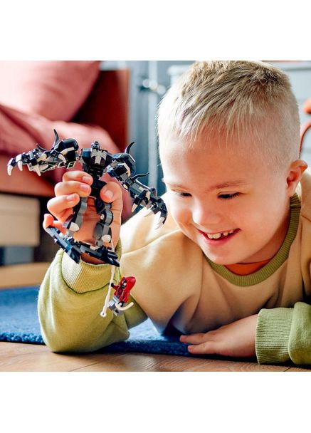 Конструктор Super Heroes Marvel Робот Венома vs. Майлз Моралез (76276) Lego (322914959)