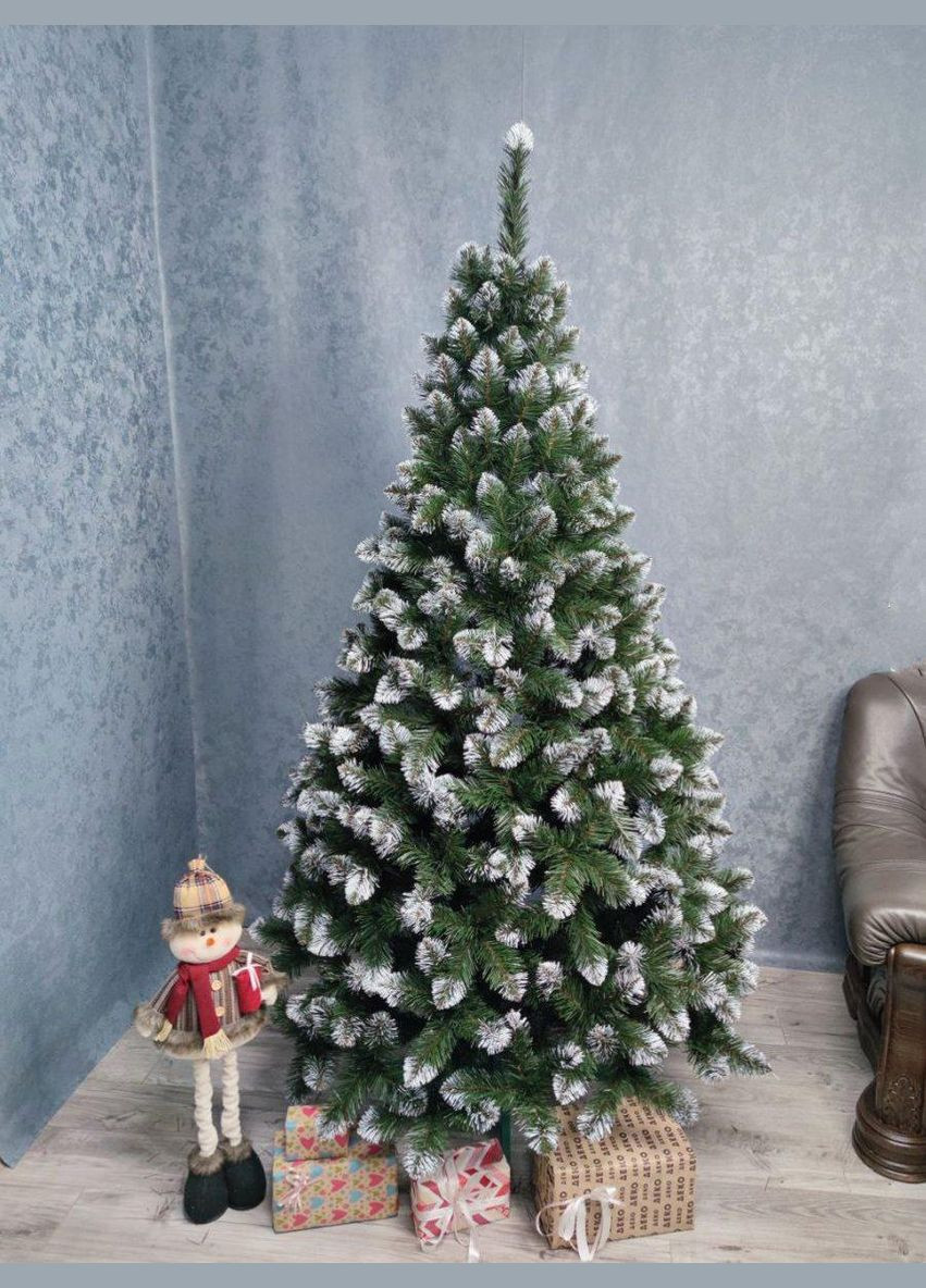 Елка искусственная с белыми кончиками 2,5м No Brand (311600894)