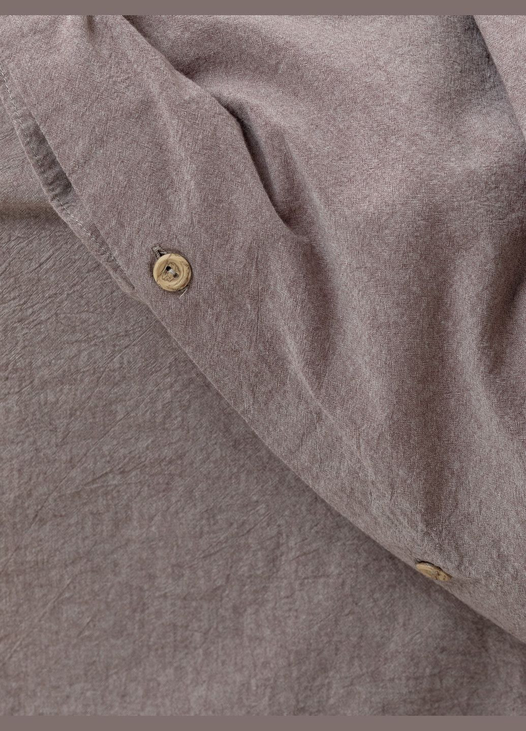 Комплект білизни з вареної бавовни Fossil 200x200, Простирадло 160x200x30 Leglo (300371099)