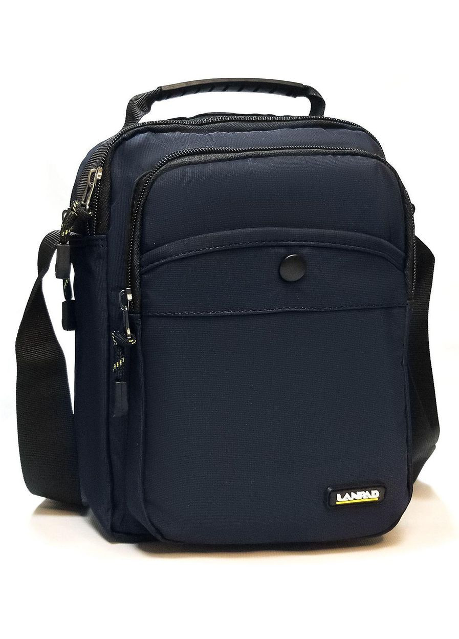Чоловіча сумка на плече синя (LAN15054 blue) Lanpad (322959657)