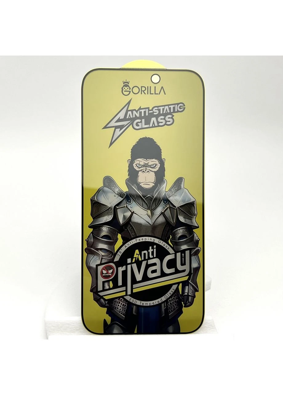 Защитное стекло антишпион 17 PRO MAX приватное Gorilla 5D anti spy privacy glass на айфон No Brand (380797947)