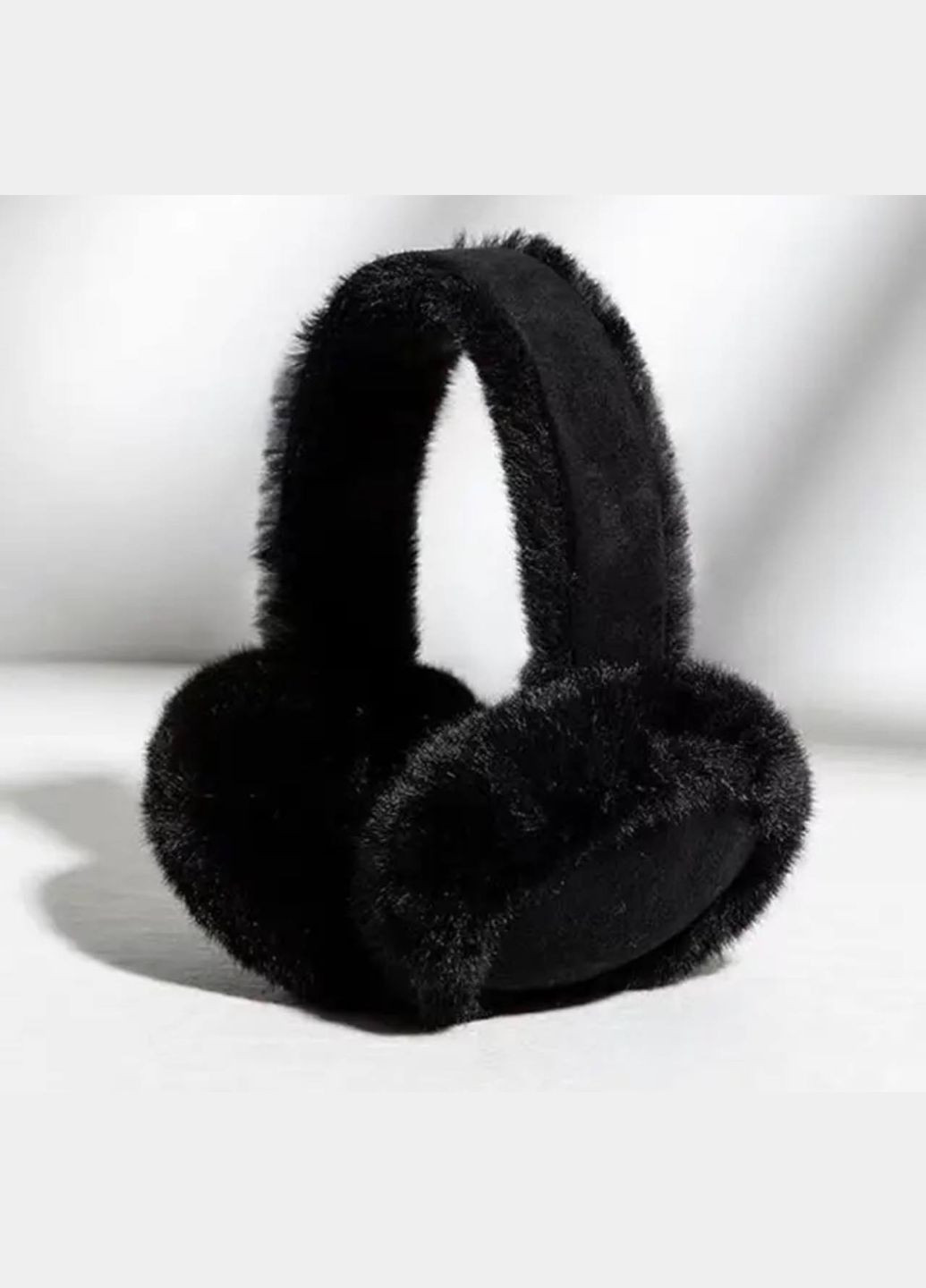 Навушники зимові теплі замшеві чорні No Brand Замшеві навушники теплі чорні (315638603)