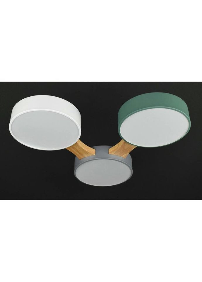 Люстра світлодіодна стельова LED світильник для квартири на стелю ледве 27781 Білий 5х50х50 см. Sunnysky (335975564)