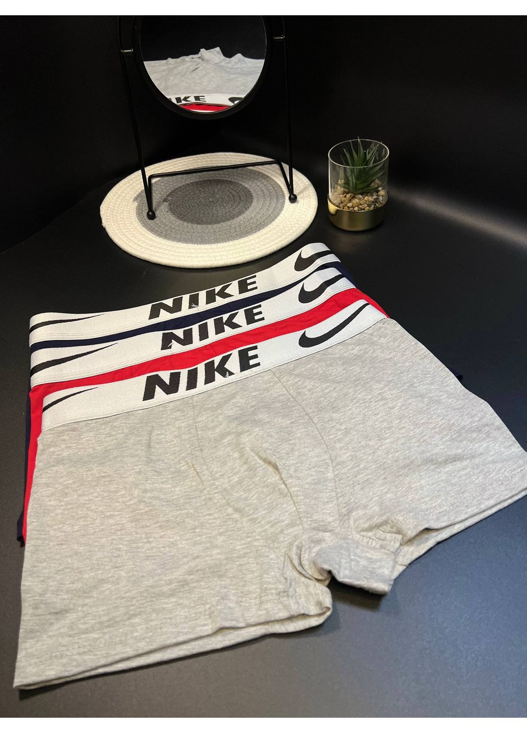 Труси чоловічі, боксери | Набір 3 шт боксери | Білина чоловіча No Brand (360978460)