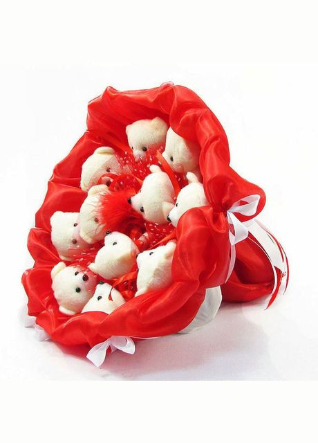 Букет з м'яких іграшок 11 ведмедиків 5281IT Igratoria (367967506)