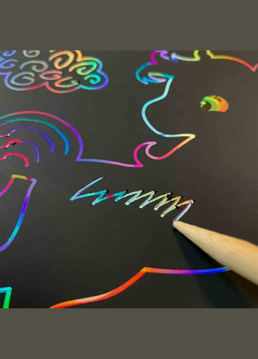 Книжка-розмальовка 3 в 1 Чарівний світ 13 сторінок 2 сторінки для гравюри () Ses Creative 00117S (328449107)