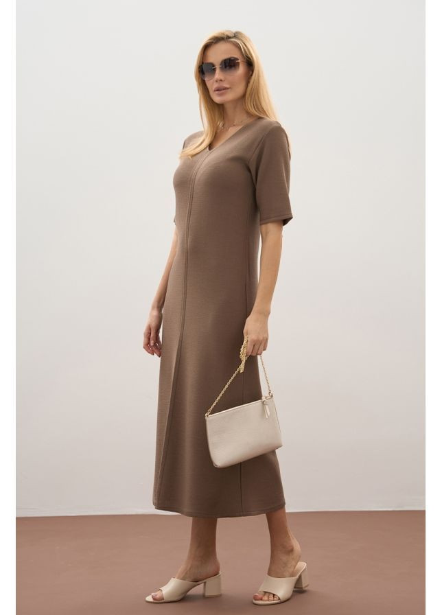 Кавова сукня 2854 капучіно Triko Bakh