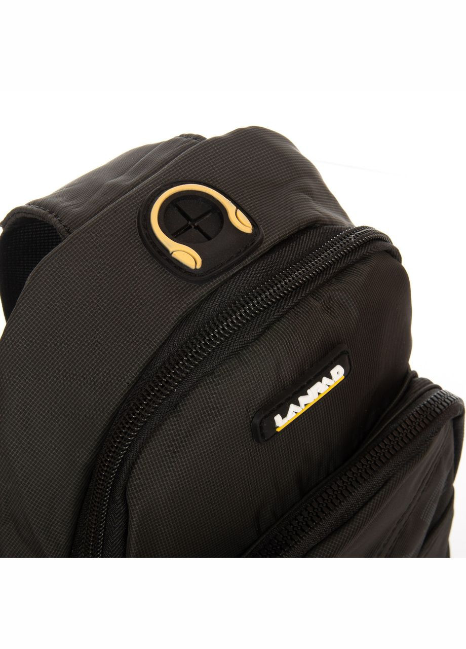 Чоловіча сумка на плече чорний Lanpad (302669695)