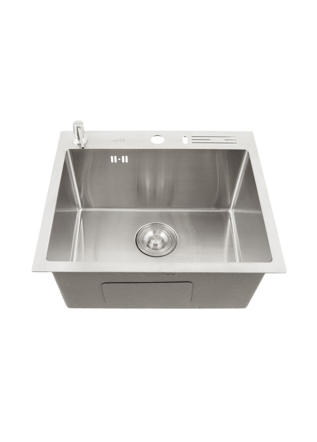 Накладна мийка для кухні з нержавійки 45 см Nett NS-5245 (352730055)