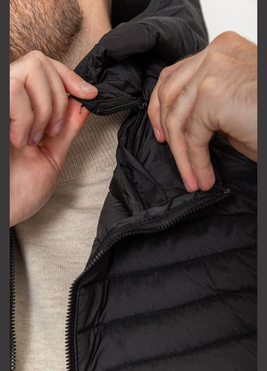 Жилет чоловічий однотонний, колір чорний, Ager (288750904)