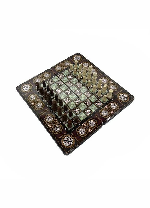 Набор настольных игр "Шахматы 3 в 1" Set3 NE-SP-SET-14 нарды, шашки, 40х40 см Newt (342330222)